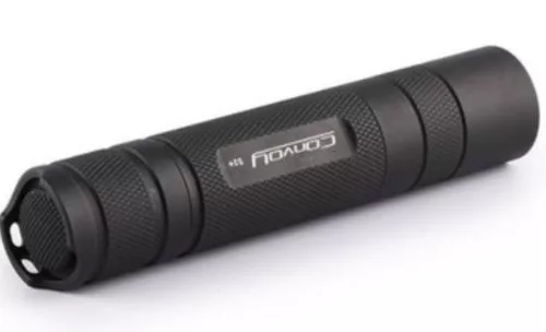 Convoy S2+ Nichia 365nm UV LED 1Mode OP Reflector Latarka