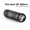 Convoy S2+ Nichia 365nm UV LED 1Mode OP Reflector Latarka