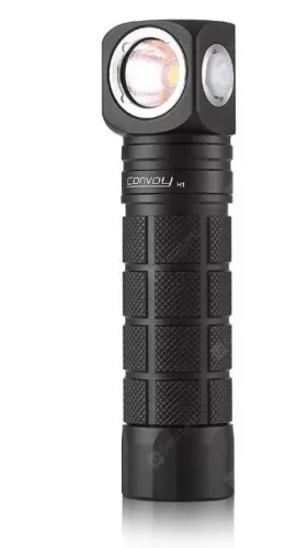 Convoy H1 2 w 1 Mini Wielofunkcyjna latarka czołowa 1046lm CREE XM-L2