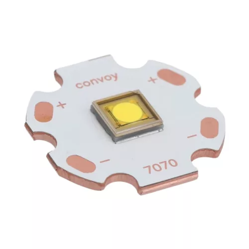 Latarka Convoy L21A z diodą LED F150R, ciepłym światłem, jasnością 5000 lumenów i zasięgiem około 1100 m