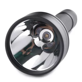   Latarka Convoy L21B UV 365 nm 21700 z diodą SBT-10X-UV i zamontowanym filtrem ZWB2