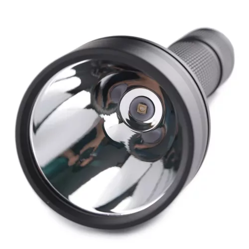 Latarka Convoy L21B UV 365 nm 21700 z diodą SBT-10X-UV i zamontowanym filtrem ZWB2