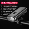 Rockbros RHL3000 przednie światło rowerowe