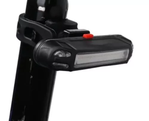 Rockbros A54BK Wodoodporny rower USB Tylny ogon światła - czerwony	