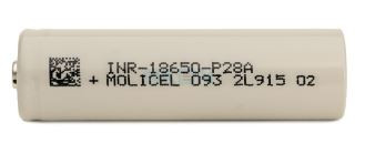 Molicel INR18650‑P28A – stożkowy, wysokoprądowy akumulator Li‑ion 2800 mAh