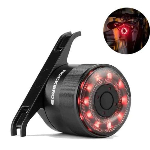 Rockbros Q1 tylna lampka rowerowa, może być zamontowana na siedzeniu