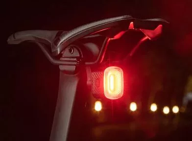 Rockbros Q2S tylne światło rowerowe, można zamontować na siedzeniu