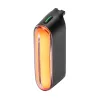 ROCKBROS 24120009001 tylne światło rowerowe z czujnikiem hamowania, magnetycznym mocowaniem, 7 trybami świecenia, ładowane przez USB, wodoodporne IPX6