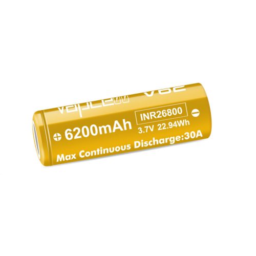 Vapcell 26800 3,7v Li-ion Płaska bateria górna