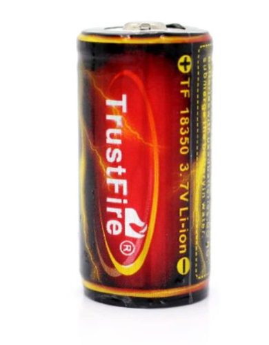 Trustfire 18350 chroniony akumulator litowo-jonowy