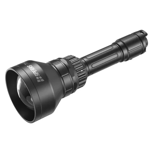 SPERAS TH6 – Ładowalna latarka myśliwska 4 w 1 z LED, z zasięgiem 1173 m