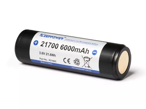 Keeppower 21700 – chroniony, ładowalny akumulator Li‑ion 6000 mAh