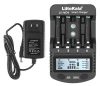 LiitoKala Lii-ND4 1.2V NiMH / Cd Ładowarka do baterii Wyświetlacz LCD Pojemność baterii testowej dla baterii AA AAA i 9V
