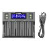 LiitoKala Lii-D4XL 21700 Ładowarka do 18650 18350 26650 16340 14500 3.7v 1.2V 3.2V Ni-MH/Cd, AA AAA SC D C Ładowarka