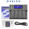 LiitoKala Lii-D4XL 21700 Ładowarka do 18650 18350 26650 16340 14500 3.7v 1.2V 3.2V Ni-MH/Cd, AA AAA SC D C Ładowarka