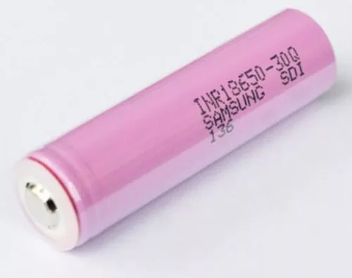Samsung INR18650-30Q 3000mAh - góra przycisku 15A