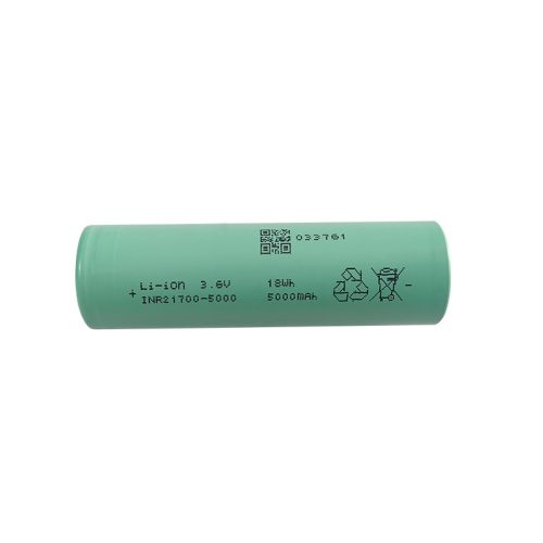 Akumulator Li-ion EVE INR21700 50PL, ładowalny, wysokoprądowy 125A, pojemność 5000 mAh A grade green