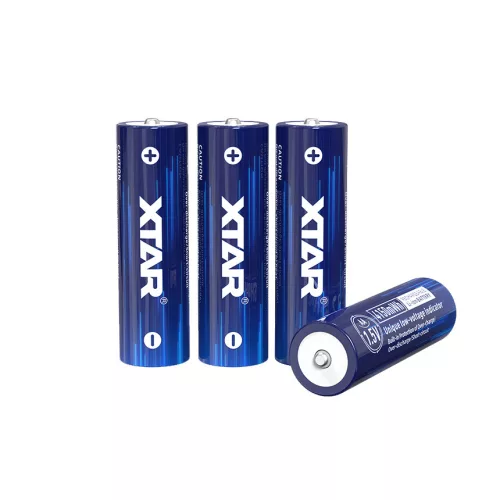 Bateria litowo-jonowa XTAR 1.5V AA 4150mWh o pojemności 2500 mAh i funkcji wykrywania niskiego napięcia