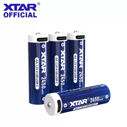 XTAR 4 akumulatory AA 4100mWh/2450mAh USB-C