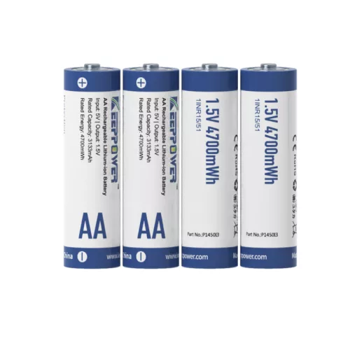 Keeppower P1450I3 AA 1,5 V akumulator Li-ion 3133 mAh / 4700 mWh – zestaw 4 szt.