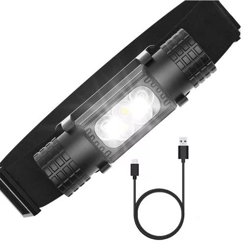 Sofirn H05A Latarka czołowa Moc 2400 lumenów 5 białych diod LED