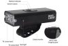 Boruit BK04 przednia lampka rowerowa z 2 diodami LED, 1000 lumenów, 100 m