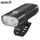 Boruit L12 – przednia lampka rowerowa z 2 diodami, 1050 lumenów, zasięg 100 m