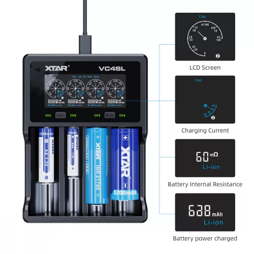 XTAR VC4SL Ładowarka