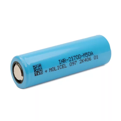 Molicel INR21700-M50A 21700 bateria – 4800 mAh, 20 A
