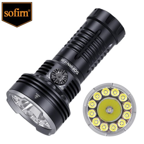 Sofirn IF30 EDC Silna latarka 12000lm 32650 Bateria