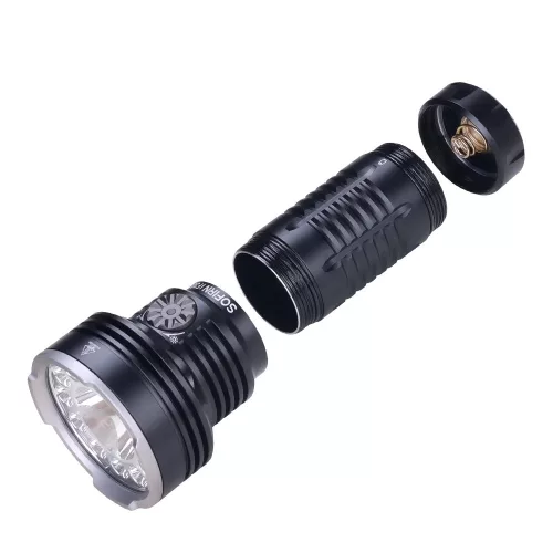 Sofirn IF30 EDC Silna latarka 12000lm 32650 Bateria