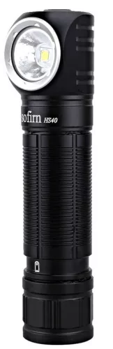 Sofirn HS40 Reflektor ładowany, Super jasna dioda LED SST40 o wysokiej mocy, maksymalnie 2000lm zasilany baterią 18650, reflektor z wbudowanym portem USB-C