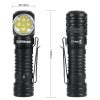 Sofirn HS41 4000 Lumens Latarka czołowa USB C z prawym kątem Zasilanie 21700 światła