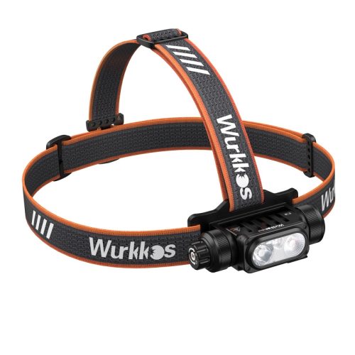 Latarka czołowa Wurkkos HD16, maksymalna moc 2500 lumenów, zasięg 297 m
