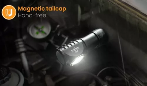 Sofirn HS10 USB C Ładowalna mini 16340 Latarka czołowa 1100lm LH351D 90CRI Kątowa latarka optyczna TIR z grupami Magnet Tail 2