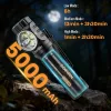 Latarka czołowa SOFIRN HS43 3200lm z czerwonym światłem 660nm, ładowalna USB-C