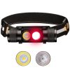 Sofirn D25LR Latarka czołowa z LH351D 5000K White Led i SST20 DR 660 nm Red LED, gniazdo ładowania Micro USB