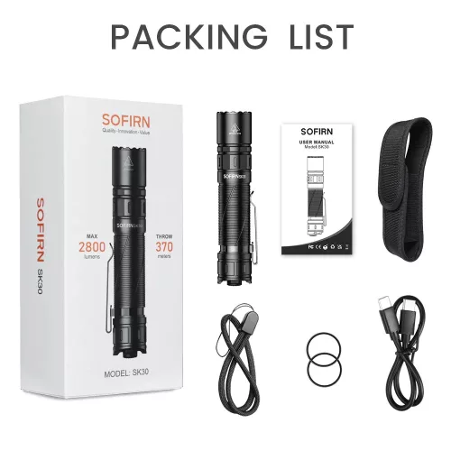 Latarka taktyczna Sofirn SK30 3000 LM