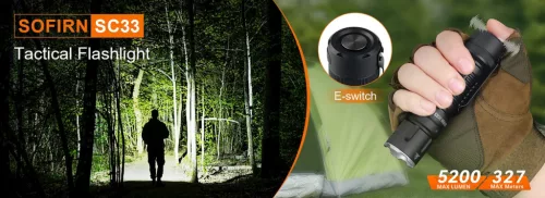 Sofirn SC33 latarka taktyczna 5200 lumenów