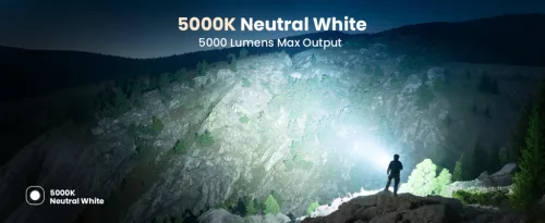 Latarka nurkowa Sofirn SD11, 5000LM, CRI 90, wodoodporna latarka akumulatorowa z czerwonym światłem 660NM, 3000K-6500K, USB-C, IPX8, z mocowaniem 1/4", smyczą, do fotografii podwodnej, wędkarstwa, prac w wodzie