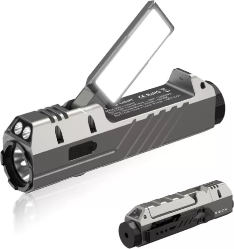 Latarka EDC Wurkkos HD05 4 w 1 – 3100 lm, 335 m, UV, światło czerwone, obrotowe światło boczne