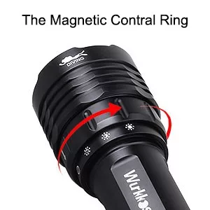 Wurkkos DL30 21700 Diving Flashlight 3600lm Triple LH351D Wysoki przełącznik magnetycznego pierścienia sterującego CRI