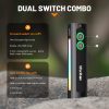 Latarka akumulatorowa Wurkkos HD01 EDC z przednim światłem sportowym i bocznym światłem przeciwpowodziowym (90CRI)/RGB Light/Dual Switch/Magnetic Tail
