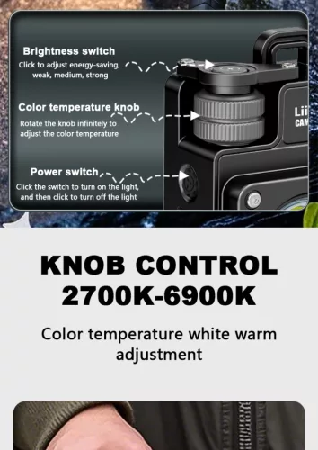 LiitoKala XY-009 wielofunkcyjna latarka kempingowa – 3500 lumenów, wodoodporna IPX4, magnetyczna i przenośna do użytku zewnętrznego.