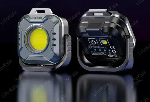 Latarka robocza LiitoKala LF-986 Mini LED+COB 500LM z portem ładowania Type-C 5V1A, wbudowana bateria 1200mAh