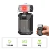 Latarka EDC z klipsem WURKKOS HD04 – 750LM, obrotowa głowica 180°, światło skupione/rozproszone/RGB do zastosowań outdoorowych, pracy i sytuacji awaryjnych