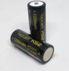 Vapcell 26650 K52 5200mah 15A przycisk górny li-ion