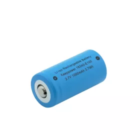   Keepppower 16340 1000mAh, 3,6V - 3,7V z podwyższonym zaciskiem dodatnim