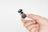 WUBEN E2 Mini latarka EDC na brelok – 150 lumenów, ładowanie USB-C, magnetyczna, czerwono-niebieskie światło sygnalizacyjne