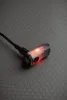 WUBEN E2 Mini latarka EDC na brelok – 150 lumenów, ładowanie USB-C, magnetyczna, czerwono-niebieskie światło sygnalizacyjne - Czerwony